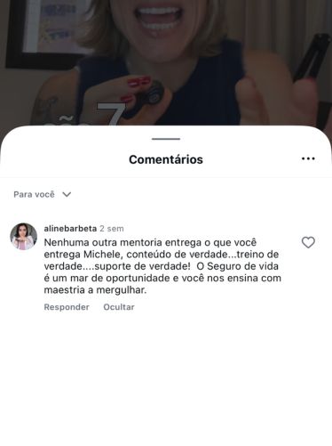 Depoimento de aluno 1